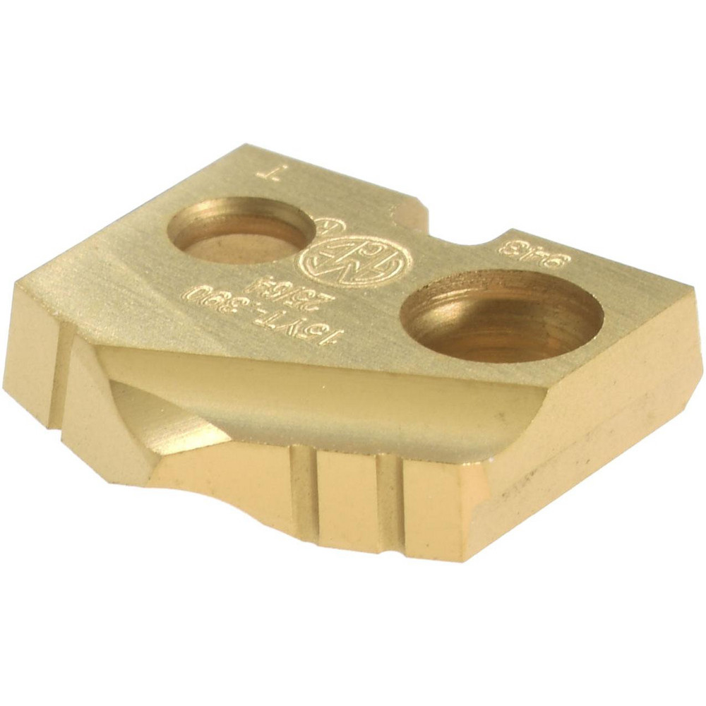 Allied Machine and Engineering Spade Drill Insert: 25/64" Dia, Seat Size Y, Cobalt, 132 deg Point - 15YT-.390