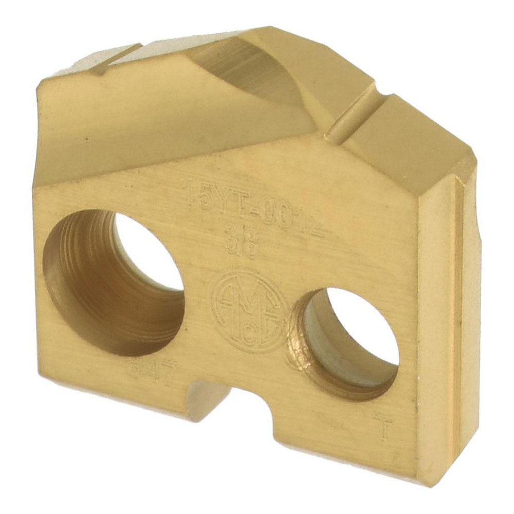 Allied Machine and Engineering Spade Drill Insert: 25/64" Dia, Seat Size Y, Cobalt, 132 deg Point - 15YT-.390