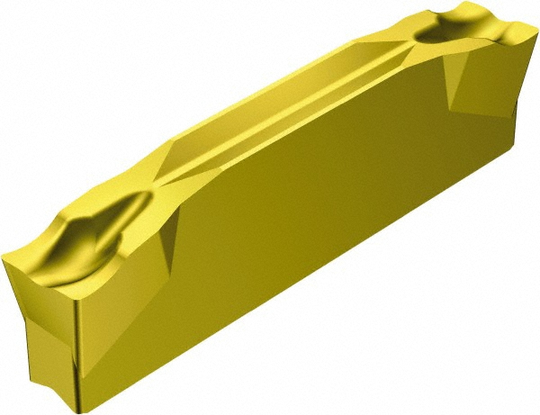 Sandvik Coromant Cutoff Insert: N123E202000002-CM 2135, Carbide, 2.00 mm Cutting Width, 0.0787" Cutting Width - 5735789
