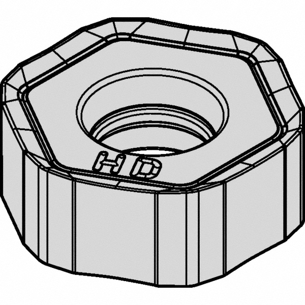 Kennametal Milling Insert: ANSI HNPJ438ANSNHD, ISO HNPJ060432ANSNHD, KCSM40, Solid Carbide - 6165861