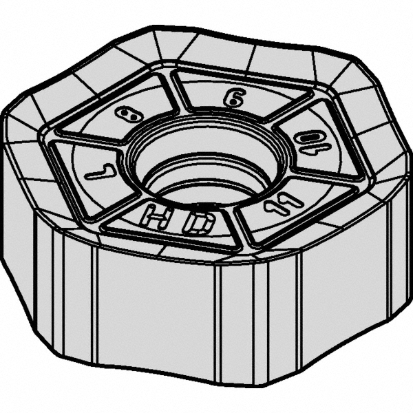 Kennametal Milling Insert: ANSI HNPJ438ANSNHD, ISO HNPJ060432ANSNHD, KCSM40, Solid Carbide - 6165861