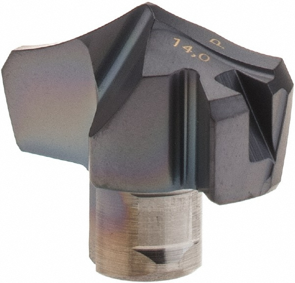 Iscar Replaceable Drill Tips: ICP0551-2M IC908, 0.5510" Dia, 14.00 mm Dia, 140 deg Point,  IC908 - 5508777