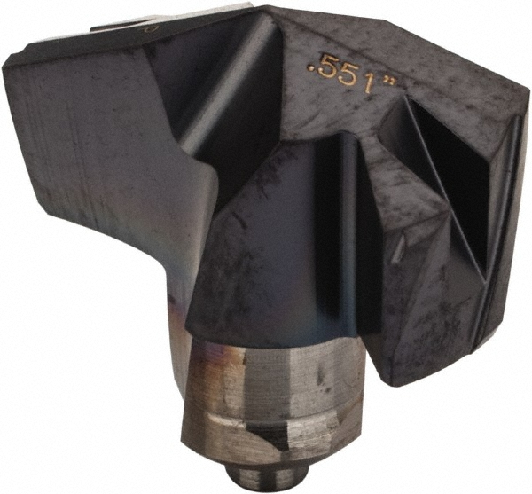 Iscar Replaceable Drill Tips: ICP0551-2M IC908, 0.5510" Dia, 14.00 mm Dia, 140 deg Point,  IC908 - 5508777