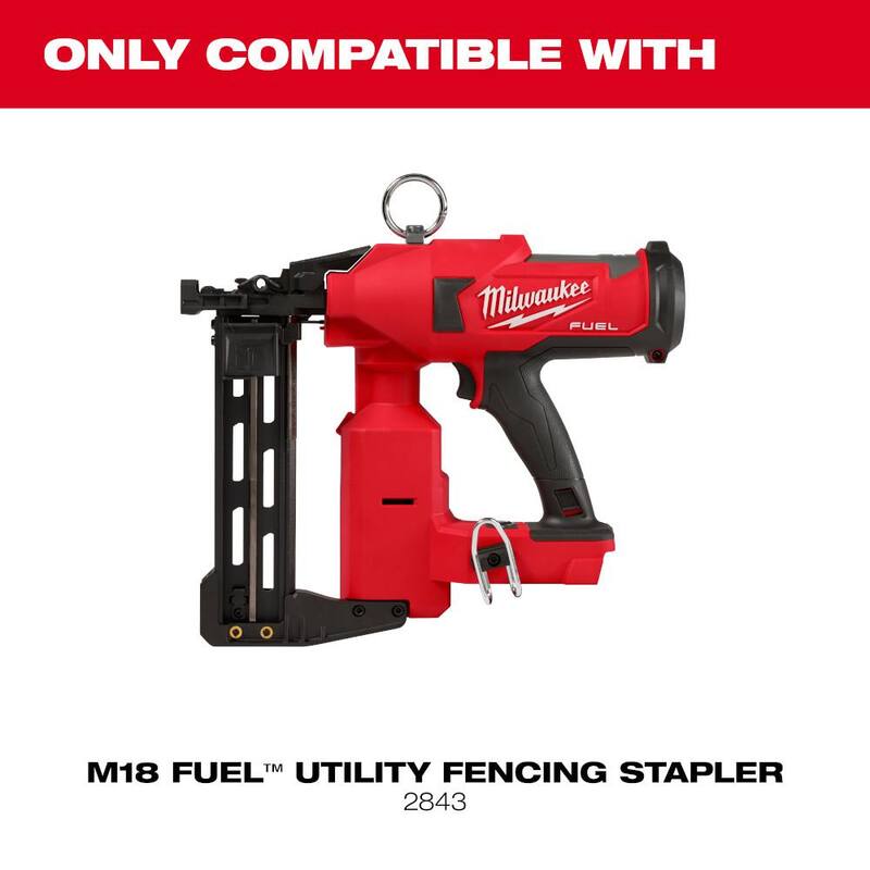 Milwaukee 1-3/4 in. 9-Gauge Galvanized Staples for M18 FUEL Utility Fencing Stapler (960 Per Box) - MPU134-960