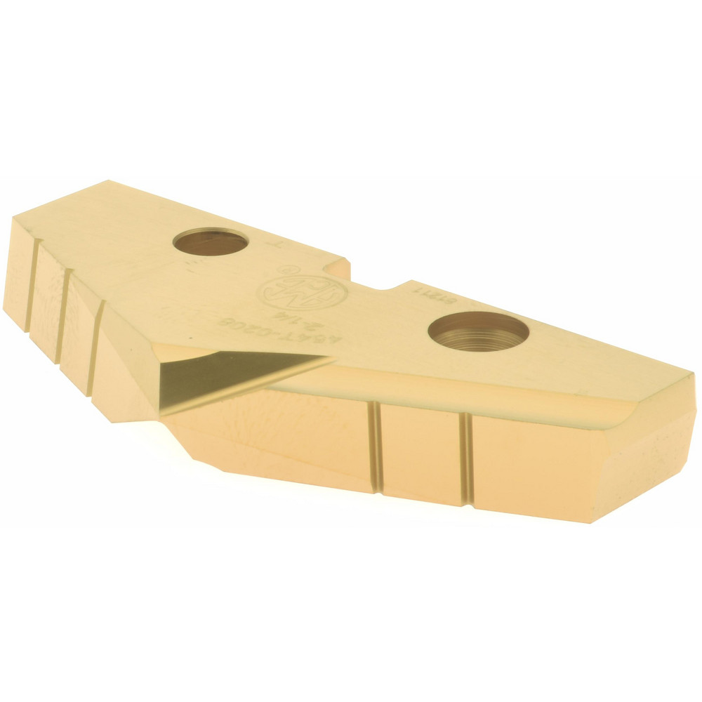 Allied Machine and Engineering Spade Drill Insert: 2-1/4" Dia, Seat Size 4, Cobalt, 132 deg Point - 454T-0208