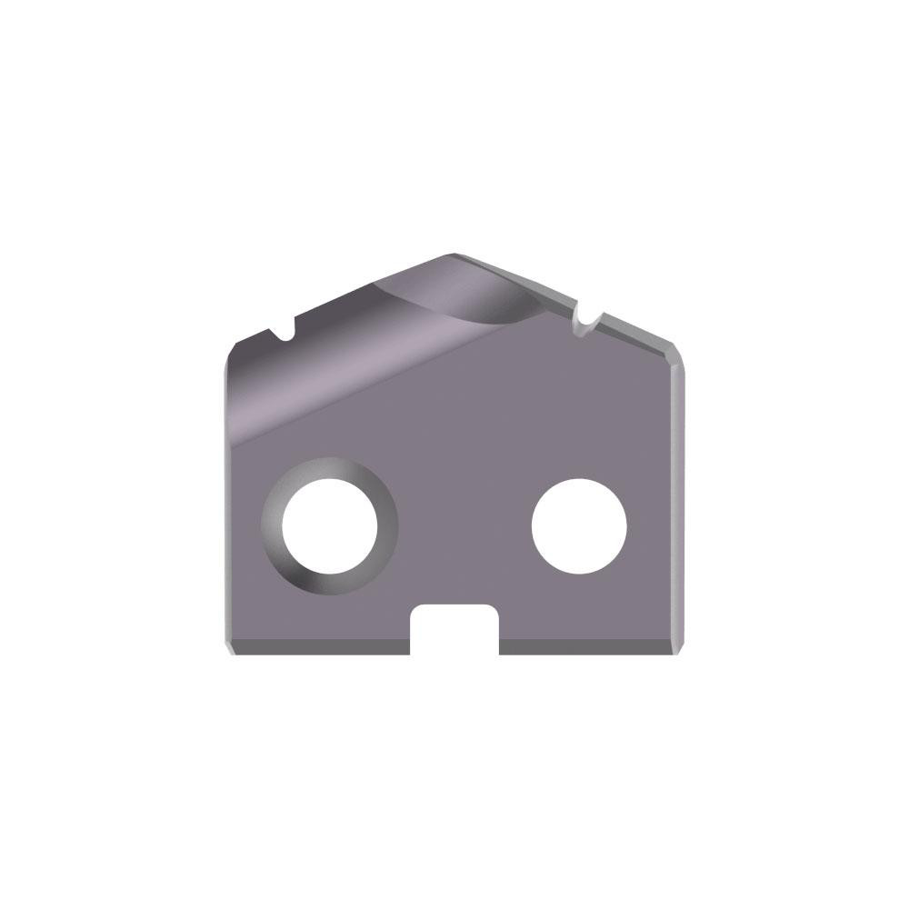 Allied Machine and Engineering Spade Drill Insert: 33/64" Dia, Seat Size 0, Cobalt, 132 deg Point - 150A-.515