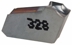 Iscar Cutoff Insert: GIM 3 4RA IC-20, Carbide, 3.00 mm Cutting Width, 0.1181" Cutting Width - 6400398
