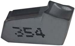 Iscar Cutoff Insert: GIM 3 4RA IC-20, Carbide, 3.00 mm Cutting Width, 0.1181" Cutting Width - 6400398