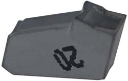 Iscar Cutoff Insert: GIM 3 4RA IC-20, Carbide, 3.00 mm Cutting Width, 0.1181" Cutting Width - 6400398