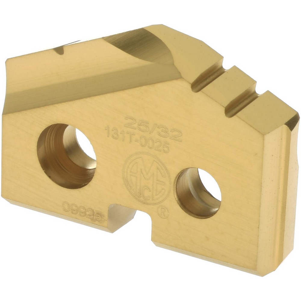 Allied Machine and Engineering Spade Drill Insert: 23/32" Dia, Seat Size 1, High Speed Steel, 132 deg Point - 131T-0023