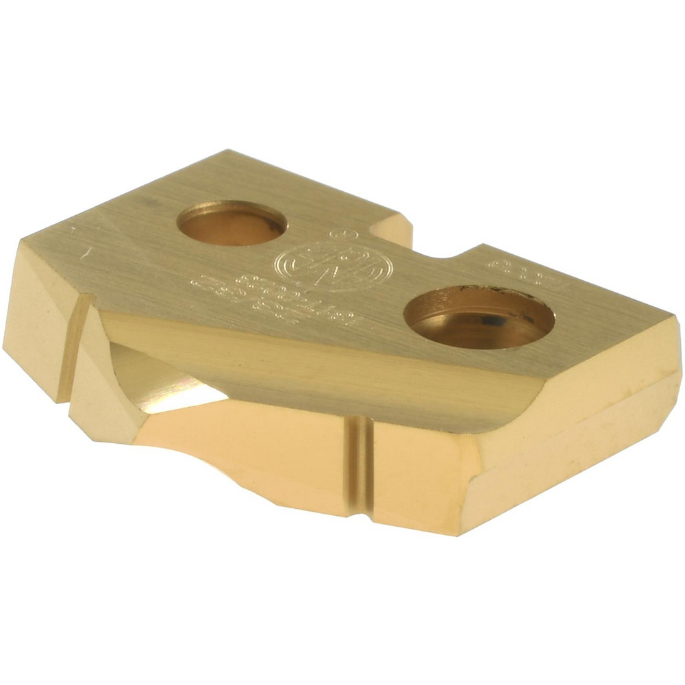 Allied Machine and Engineering Spade Drill Insert: 23/32" Dia, Seat Size 1, High Speed Steel, 132 deg Point - 131T-0023