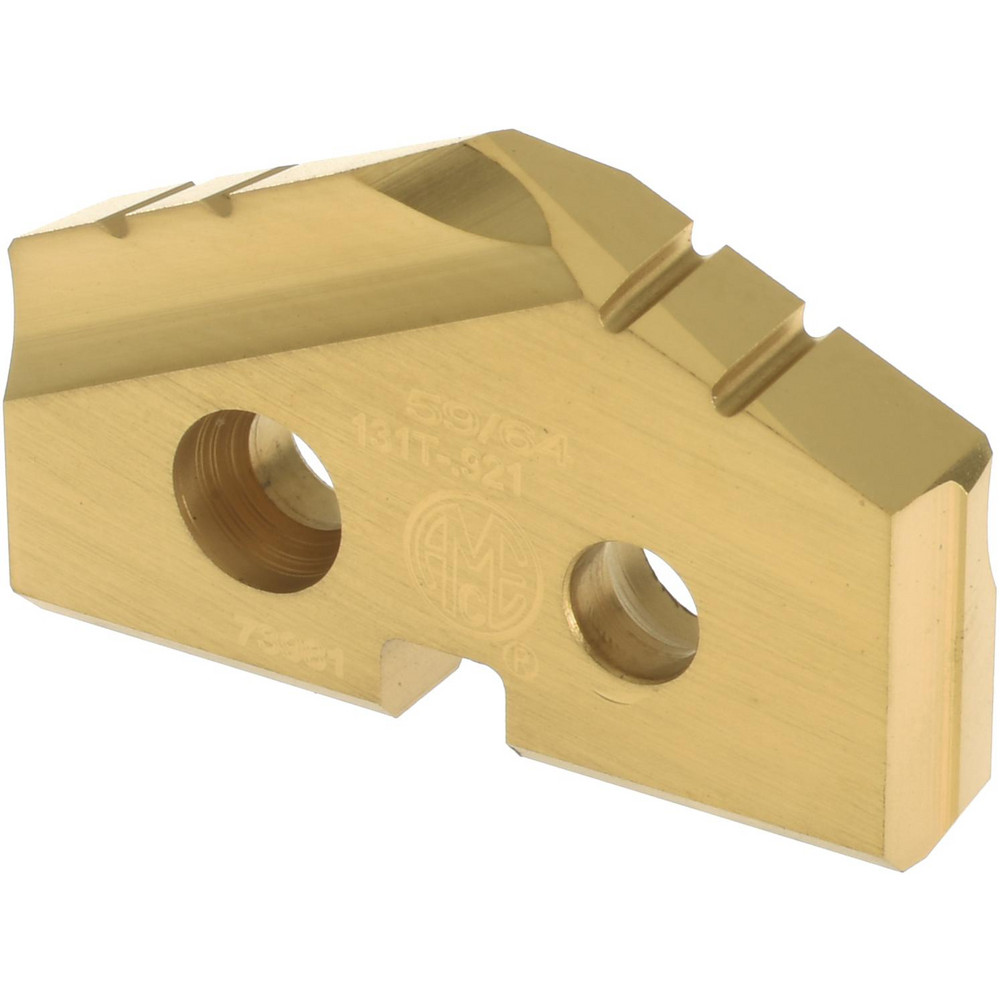 Allied Machine and Engineering Spade Drill Insert: 23/32" Dia, Seat Size 1, High Speed Steel, 132 deg Point - 131T-0023