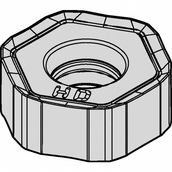 Kennametal Milling Insert: ANSI HNGJ43ANSNHD, ISO HNGJ0604ANSNHD, KCSM40, Solid Carbide - 6165864