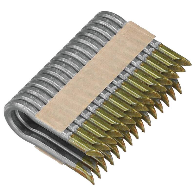 DEWALT 1.75 in. x 9-Gauge Galvanized Barbed Paper Tape Fencing Staples (960 per Box) - DFS9175B1G