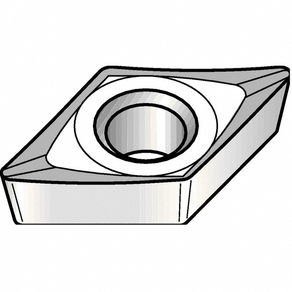 Kennametal Turning Insert: DCGT21505HP KCU10, Carbide - 4045237