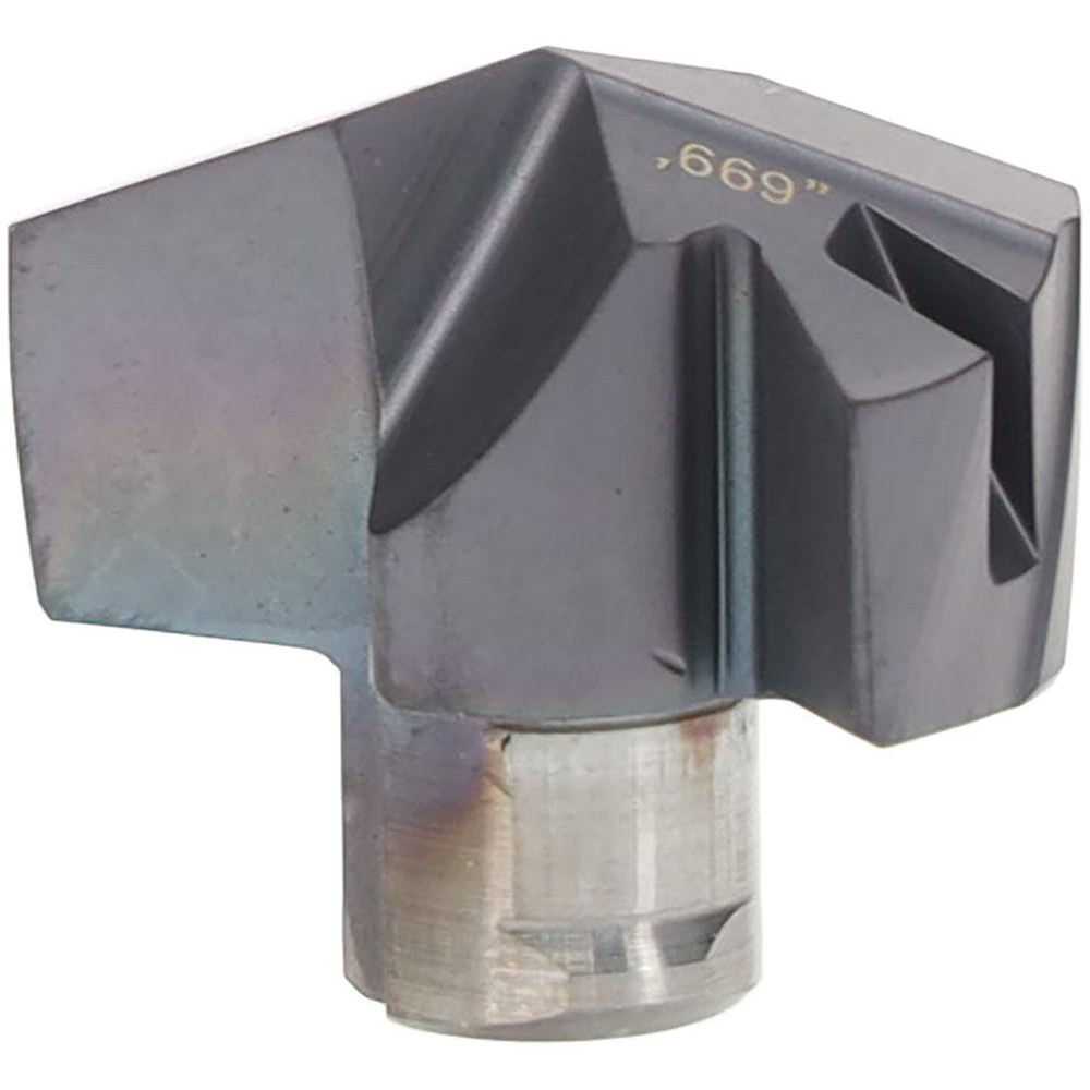 Iscar Replaceable Drill Tips: ICP0673 IC908, 0.6730" Dia, 17.09 mm Dia, 140 deg Point,  IC908 - 5508572
