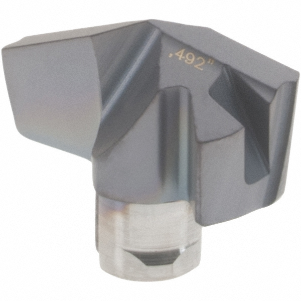 Iscar Replaceable Drill Tips: ICP0472 IC908, 0.4720" Dia, 11.99 mm Dia, 140 deg Point,  IC908 - 5506637