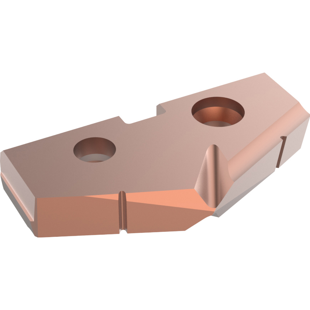 Allied Machine and Engineering Spade Drill Insert: 1-1/4" Dia, Seat Size 2, Carbide, 132 deg Point - TAP2-31.75