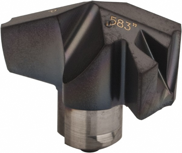 Iscar Replaceable Drill Tips: ICP1004 IC908, 1.0040" Dia, 25.50 mm Dia, 140 deg Point,  IC908 - 5506662