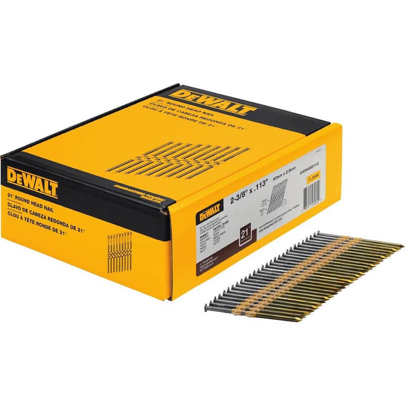 DEWALT 2-3/8 in. x 0.113 in. Metal Framing Nails (2000 Pack) - DWRHS8D113