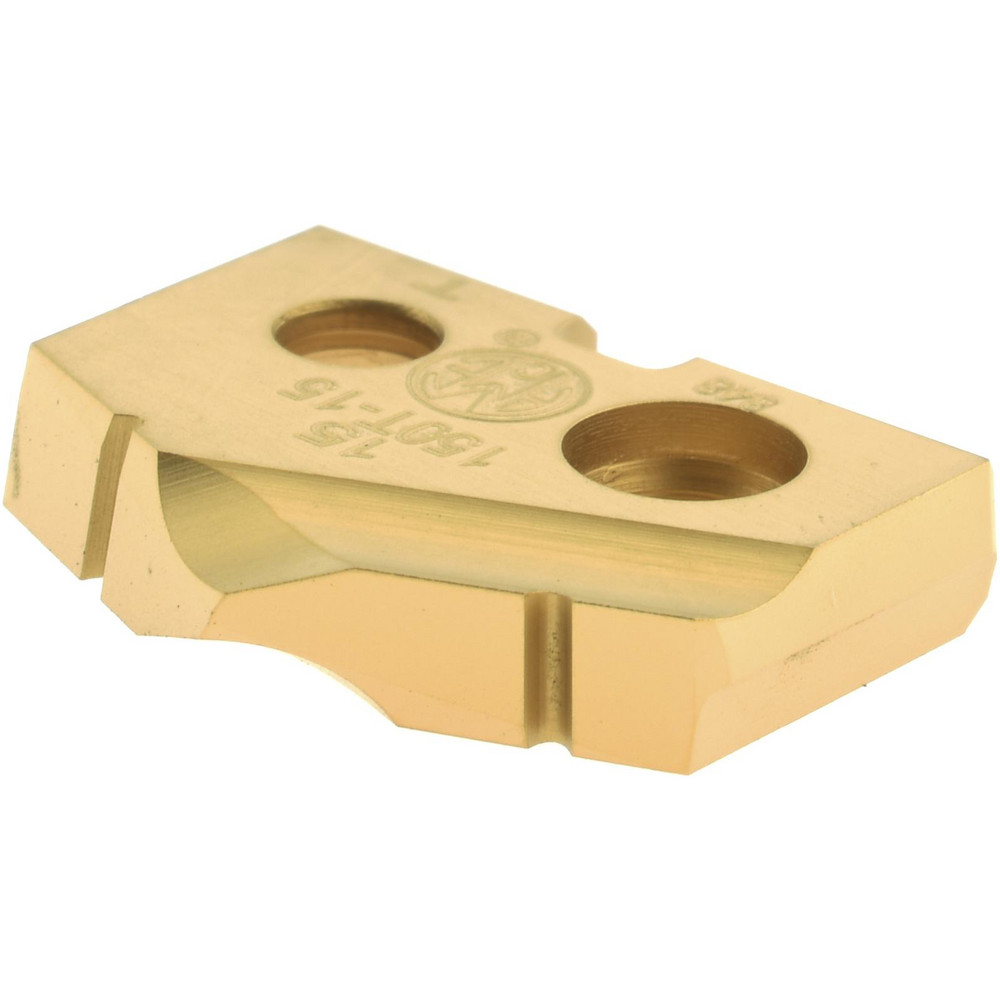 Allied Machine and Engineering Spade Drill Insert: 15.00 mm Dia, Seat Size 0, Cobalt, 132 deg Point - 150T-15