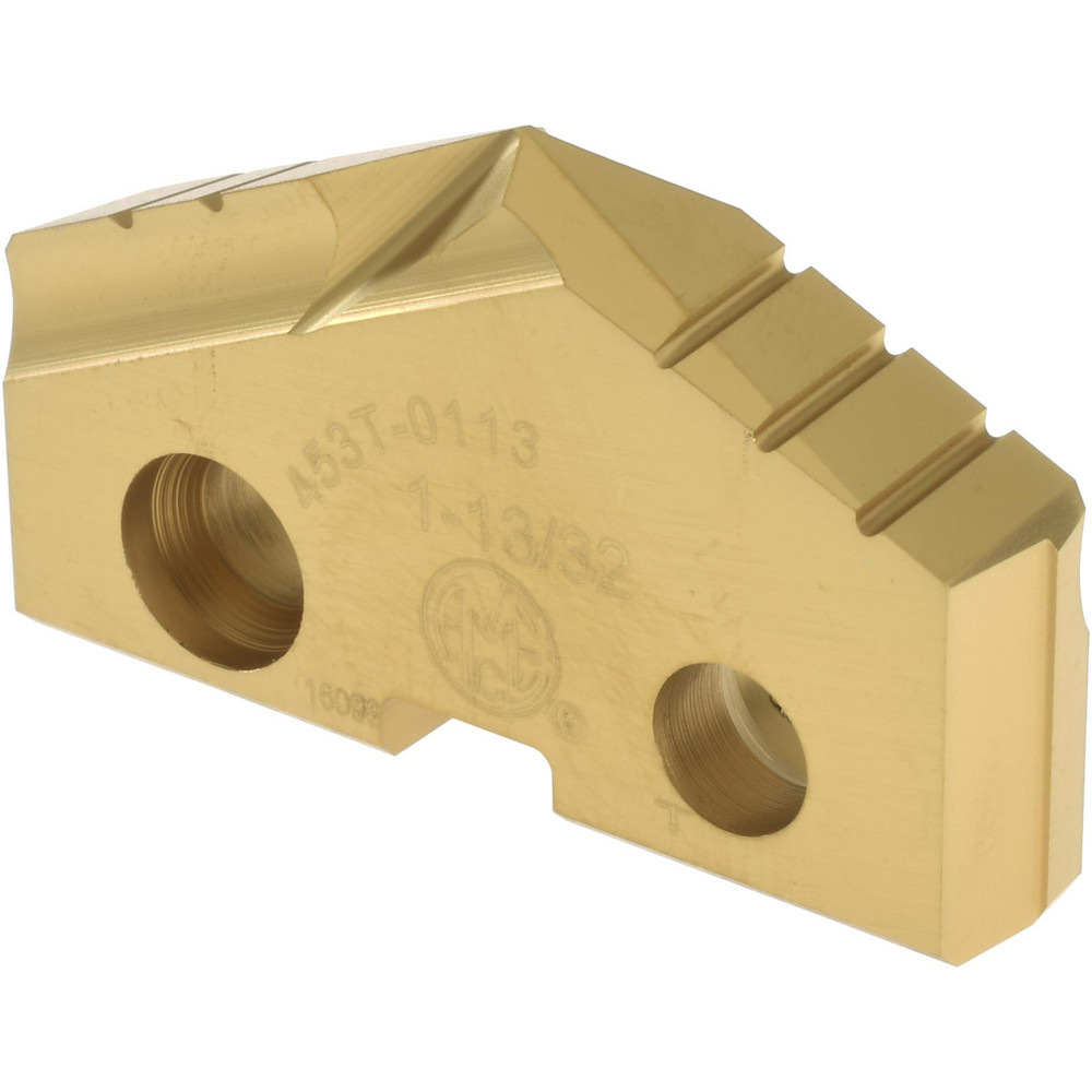 Allied Machine and Engineering Spade Drill Insert: 1-11/32" Dia, Seat Size 2, Cobalt, 132 deg Point - 182T-0111