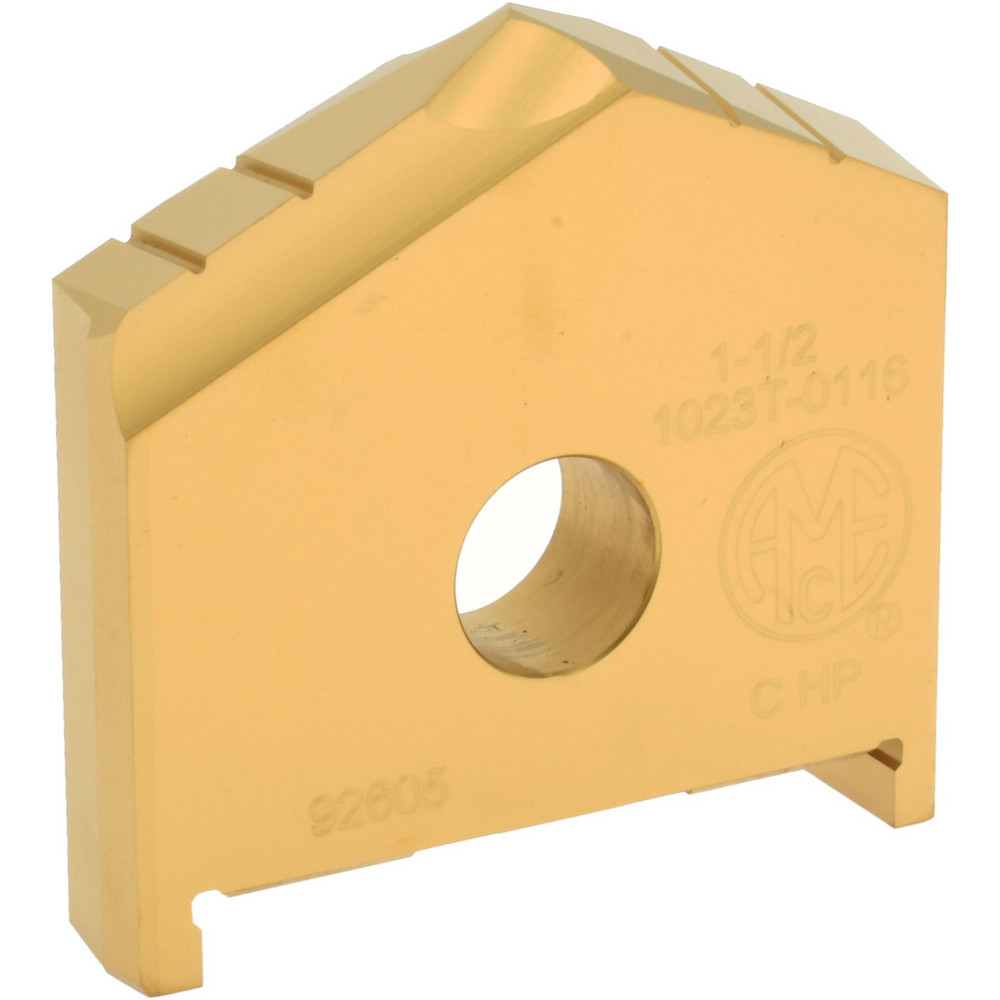 Allied Machine and Engineering Spade Drill Insert: 1-7/8" Dia, Seat Size C, High Speed Steel, 130 deg Point - 1023T-0128