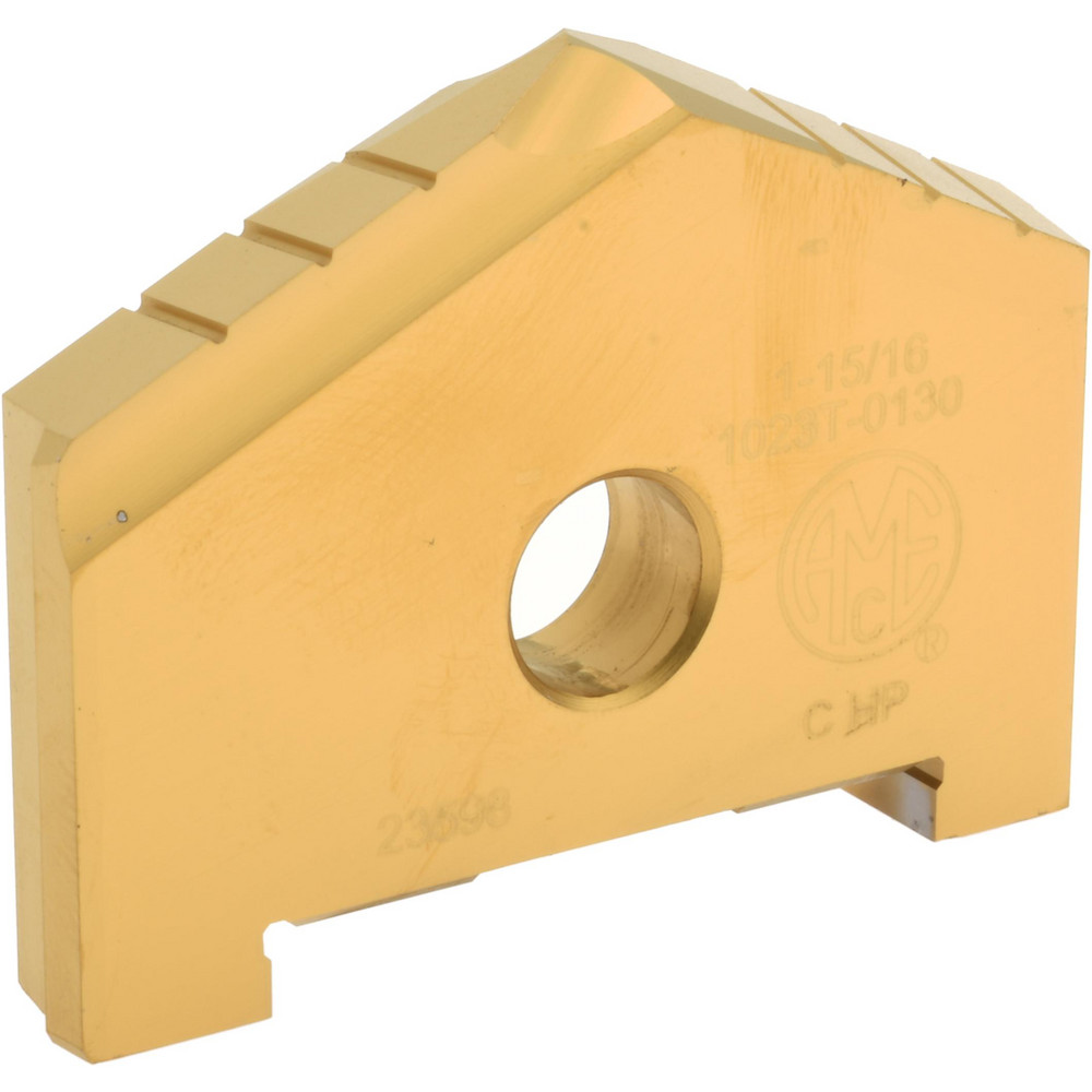 Allied Machine and Engineering Spade Drill Insert: 1-7/8" Dia, Seat Size C, High Speed Steel, 130 deg Point - 1023T-0128