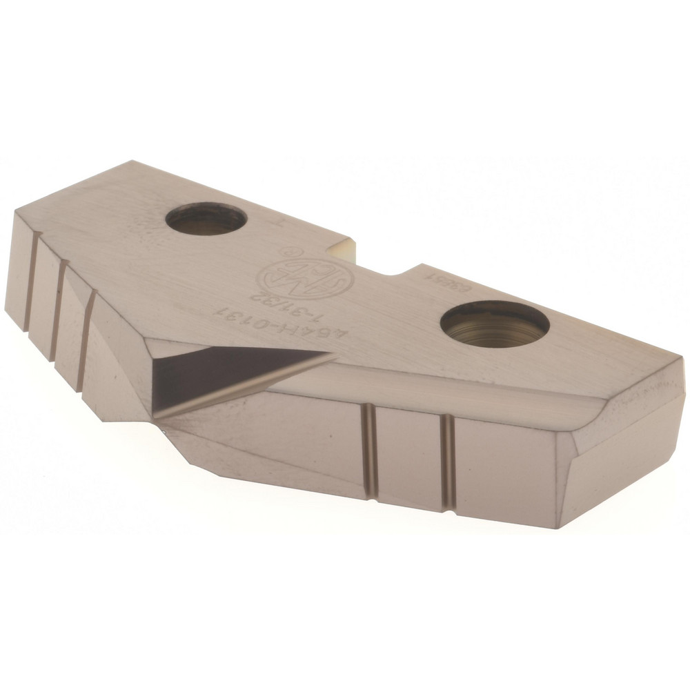 Allied Machine and Engineering Spade Drill Insert: 1-31/32" Dia, Seat Size 4, Cobalt, 132 deg Point - 454H-0131