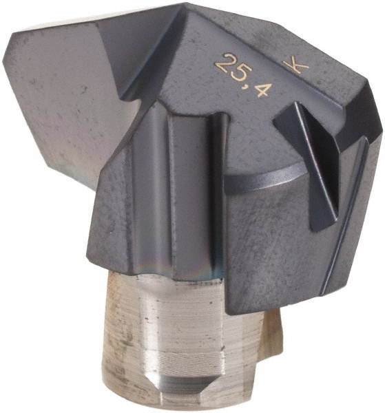 Iscar Replaceable Drill Tips: FCP1000 IC908, 1.0008" Dia, 25.42 mm Dia, 140 deg Point,  IC908 - 5567742