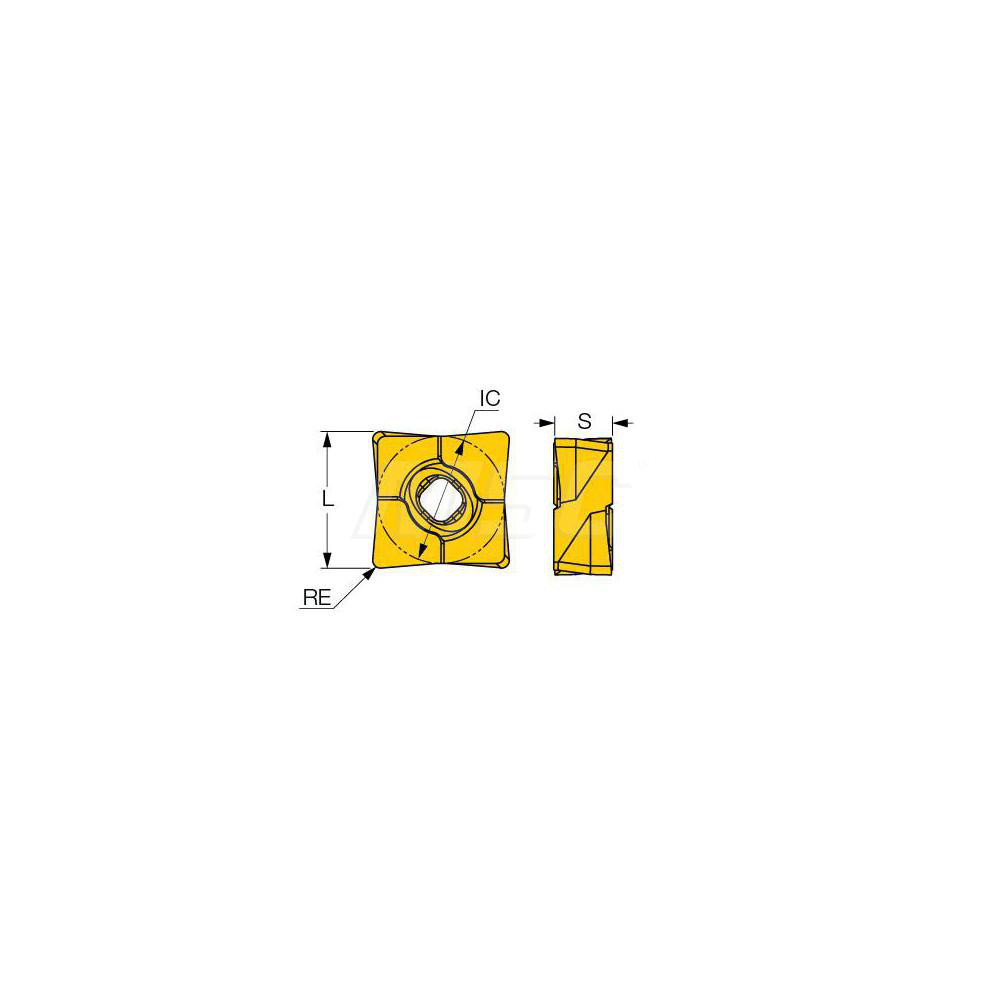 Iscar Turning Insert: CXMG 12T508-M3M IC806, Carbide - 3355853