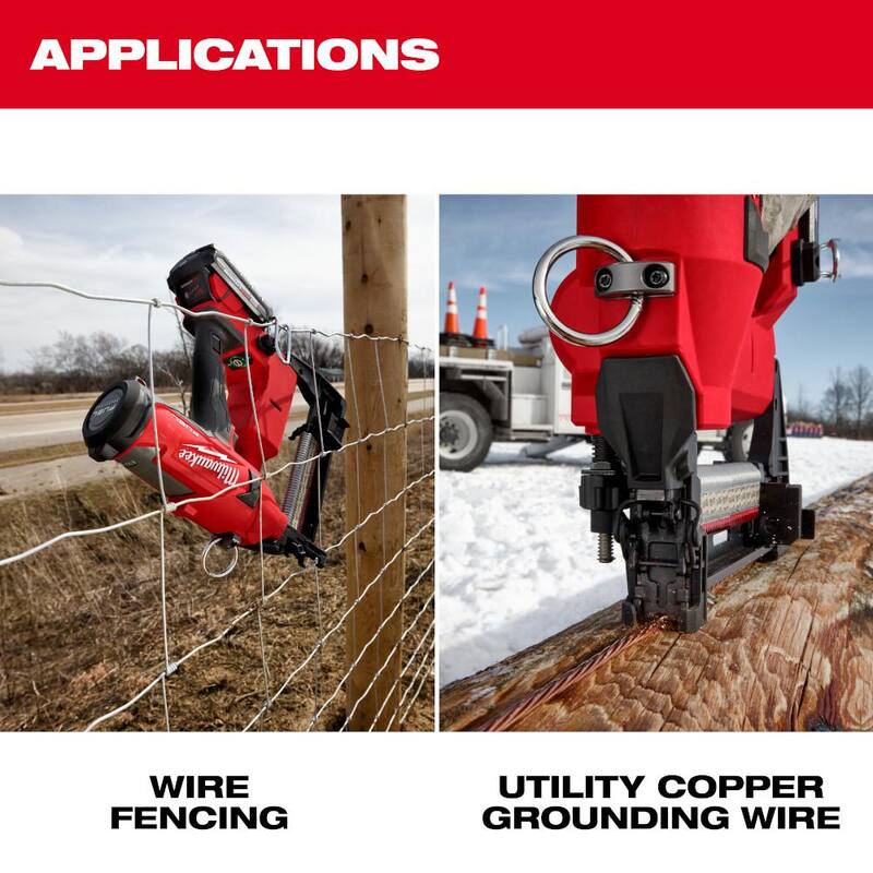 Milwaukee 2 in. 9-Gauge Galvanized Staples for M18 FUEL Utility Fencing Stapler (960 Per Box) - MPU2-960