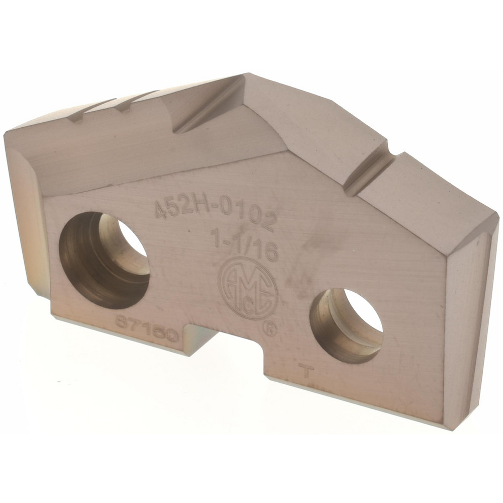 Allied Machine and Engineering Spade Drill Insert: 15/16" Dia, Seat Size 1, Cobalt, 132 deg Point - 451H-0030-HE