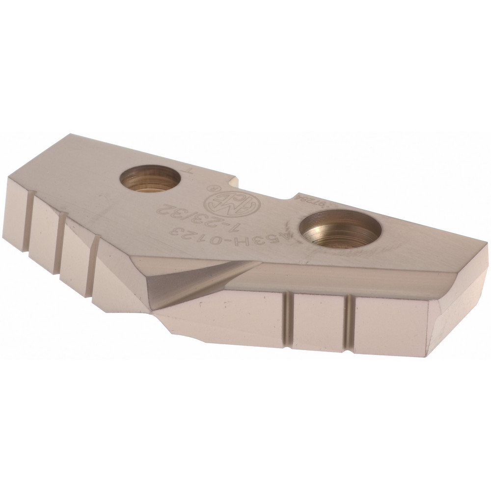 Allied Machine and Engineering Spade Drill Insert: 1-23/32" Dia, Seat Size 3, Cobalt, 132 deg Point - 453H-0123