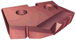 Allied Machine and Engineering Spade Drill Insert: 1-23/32" Dia, Seat Size 3, Cobalt, 132 deg Point - 453H-0123