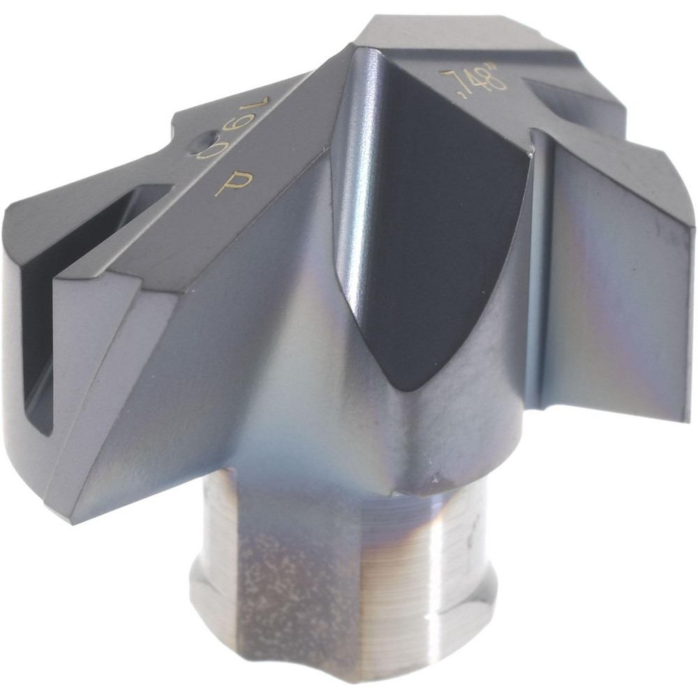 Iscar Replaceable Drill Tips: FCP0748 IC908, 0.7480" Dia, 19.00 mm Dia, 140 deg Point,  IC908 - 5509973