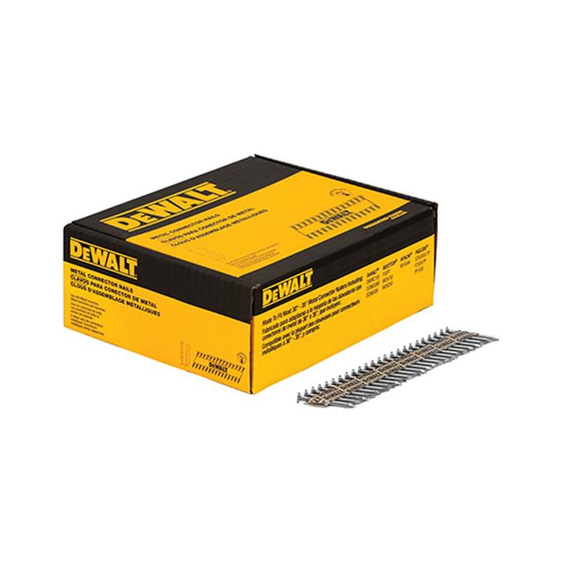 DEWALT 1-1/2 in. x 0.131 in. Galvanized Metal Connecting Nails 2000 per Box - DWMC13115G-2M