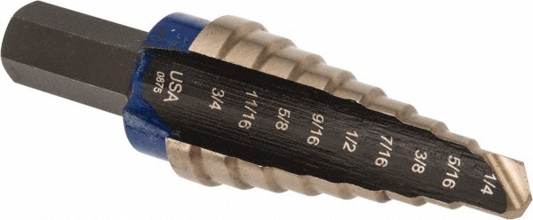 Allied Machine and Engineering Spade Drill Insert: 1-7/8" Dia, Seat Size 3, Cobalt, 132 deg Point - 153T-0128