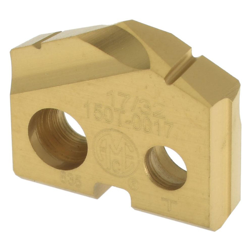 Allied Machine and Engineering Spade Drill Insert: 2" Dia, Seat Size 4, Cobalt, 132 deg Point - 154T-0200