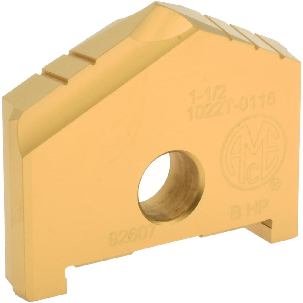 Allied Machine and Engineering Spade Drill Insert: 1-1/2" Dia, Seat Size 3, Carbide, 132 deg Point - 1C23T-0116
