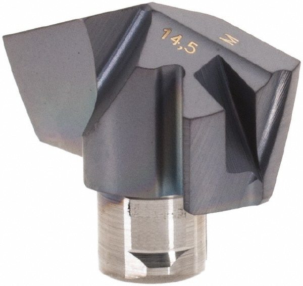 Iscar Replaceable Drill Tips: ICM0559 IC908, 0.5590" Dia, 14.20 mm Dia, 140 deg Point,  IC908 - 5508432