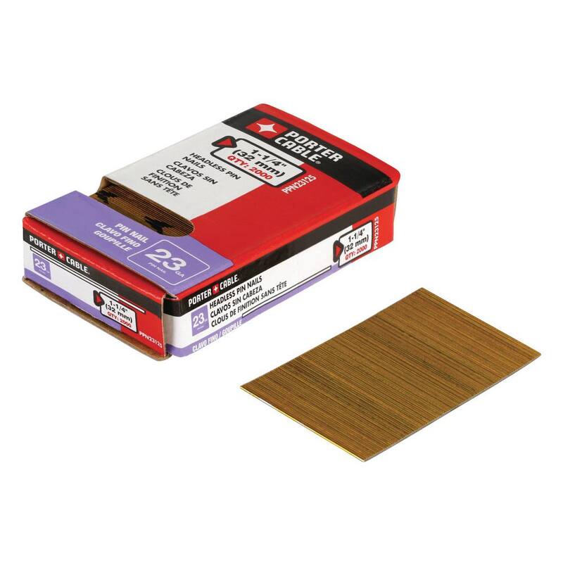 Porter-Cable 1-1/4 in. x 23-Gauge Pin Nail (2000 per Box) - PPN23125