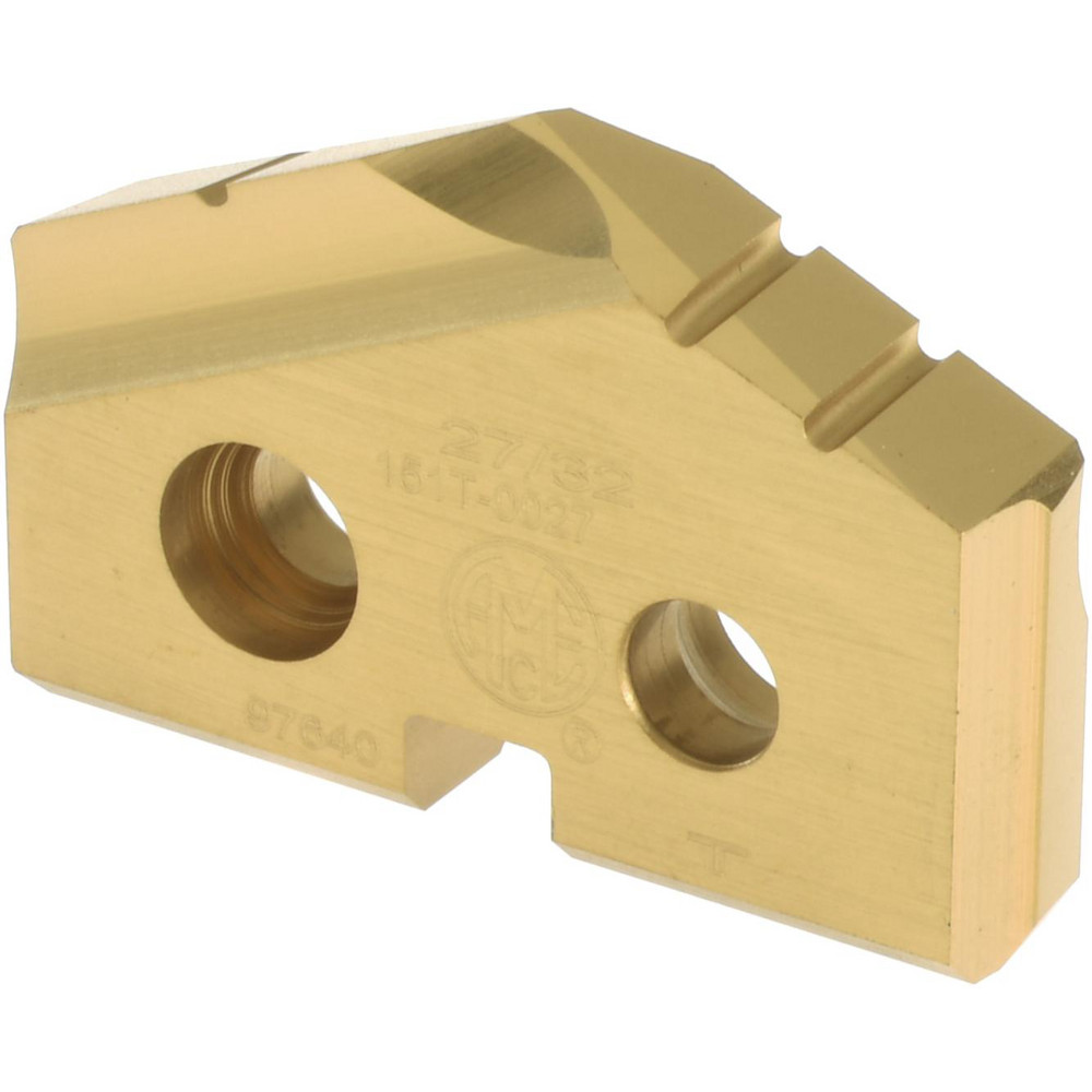 Allied Machine and Engineering Spade Drill Insert: 27/32" Dia, Seat Size 1, Cobalt, 132 deg Point - 151A-0027