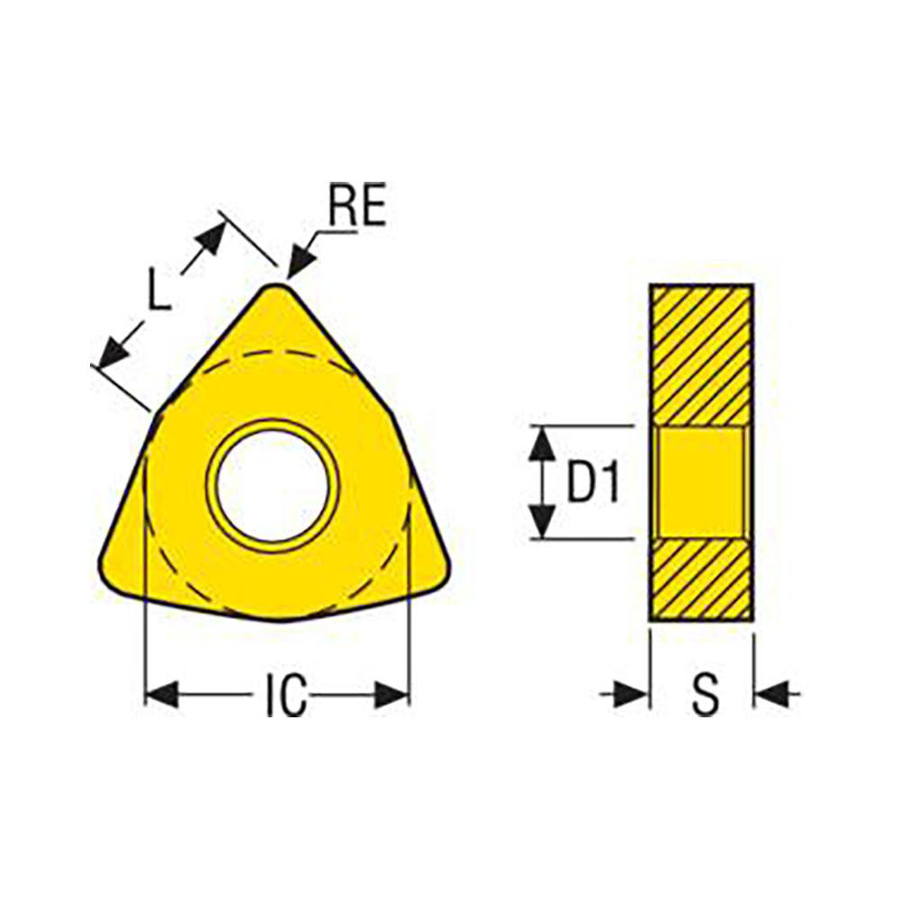 Seco Turning Insert: WNMG432-MF4 TP2501, Carbide - 02960739