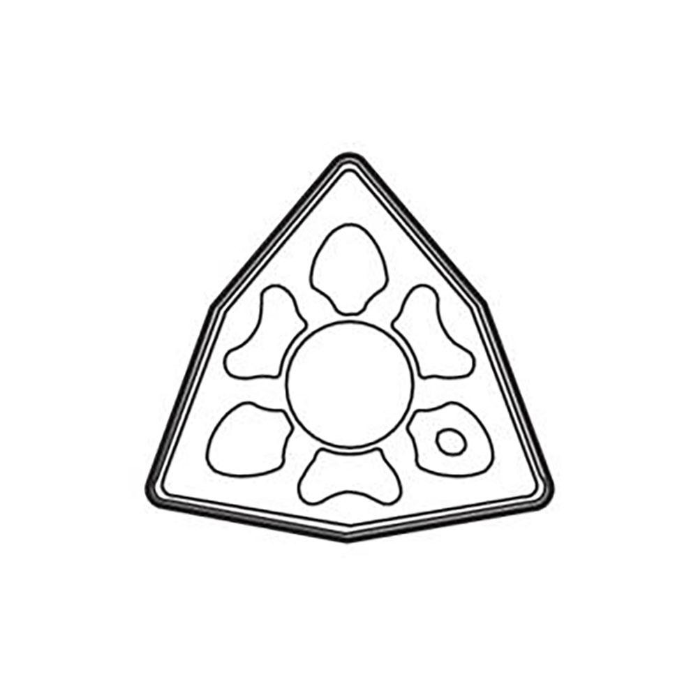 Seco Turning Insert: WNMG432-MF4 TP2501, Carbide - 02960739