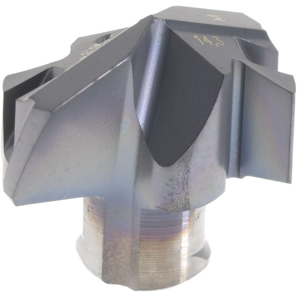 Iscar Replaceable Drill Tips: ICM 0421, 0.4216" Dia, 10.71 mm Dia, 140 deg Point,  IC908 - 5508377