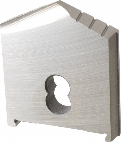 Allied Machine and Engineering Spade Drill Insert: 2" Dia, Seat Size D, Powdered Metal, 130 deg Point - 10244-0200