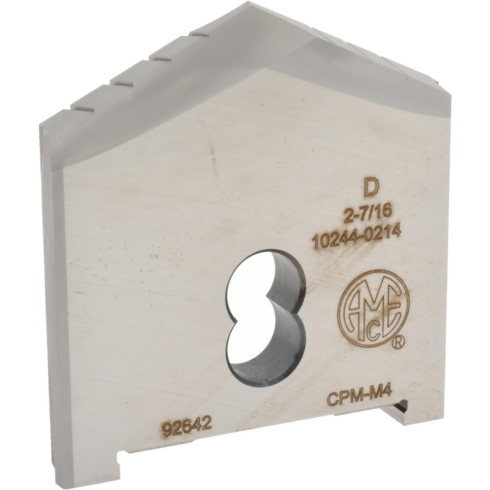 Allied Machine and Engineering Spade Drill Insert: 2" Dia, Seat Size D, Powdered Metal, 130 deg Point - 10244-0200