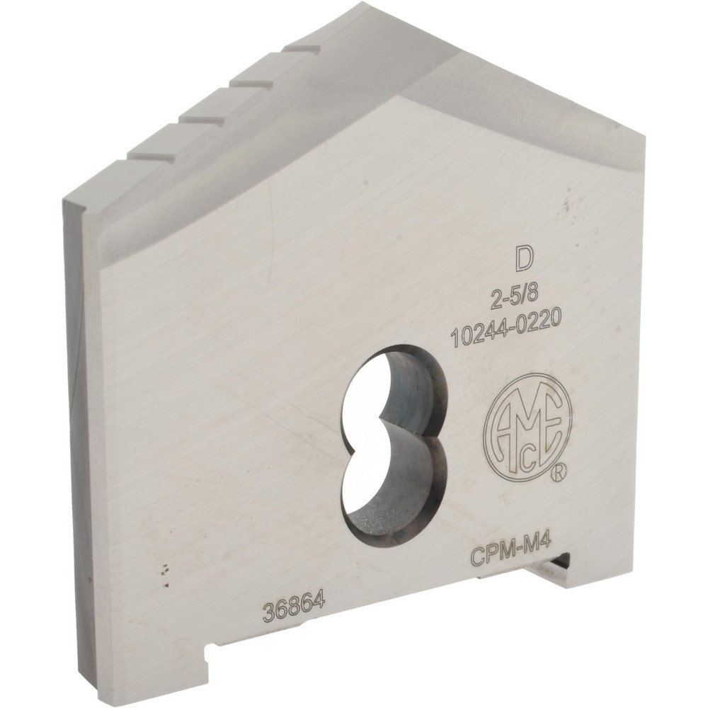 Allied Machine and Engineering Spade Drill Insert: 2" Dia, Seat Size D, Powdered Metal, 130 deg Point - 10244-0200
