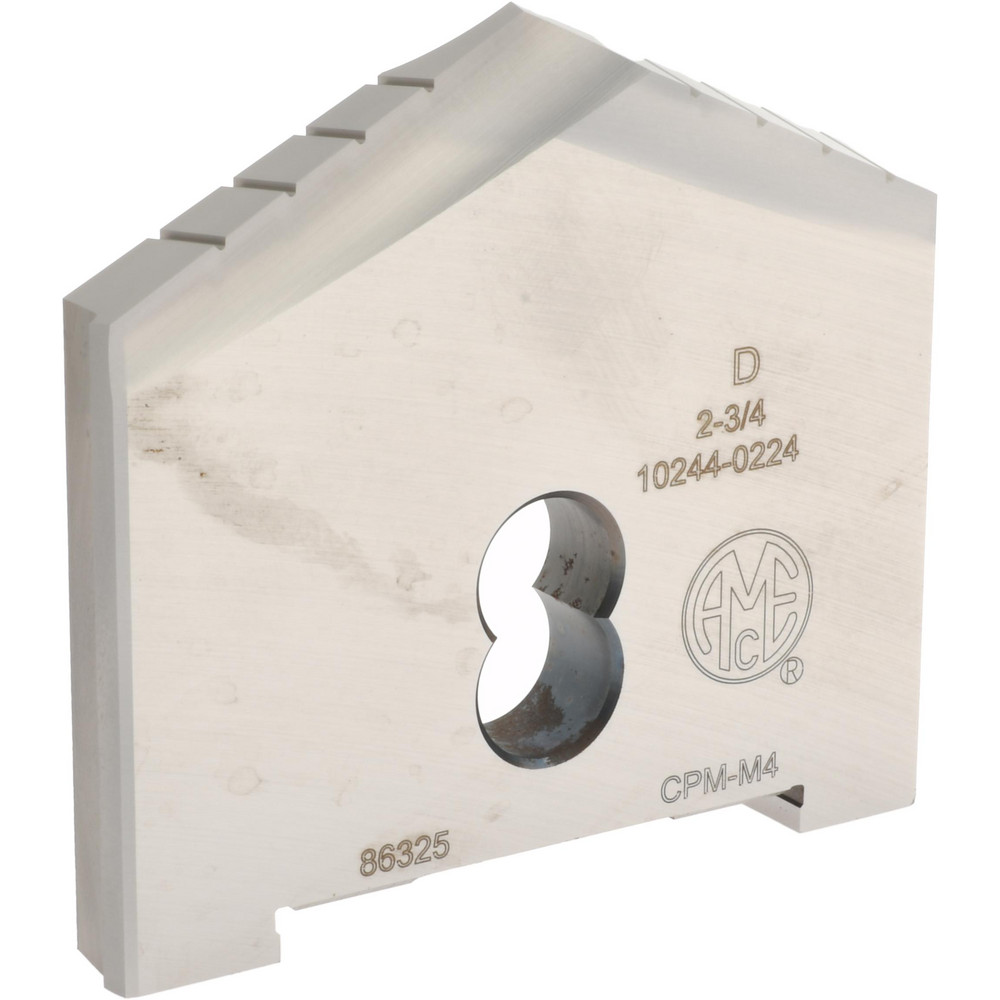 Allied Machine and Engineering Spade Drill Insert: 2" Dia, Seat Size D, Powdered Metal, 130 deg Point - 10244-0200